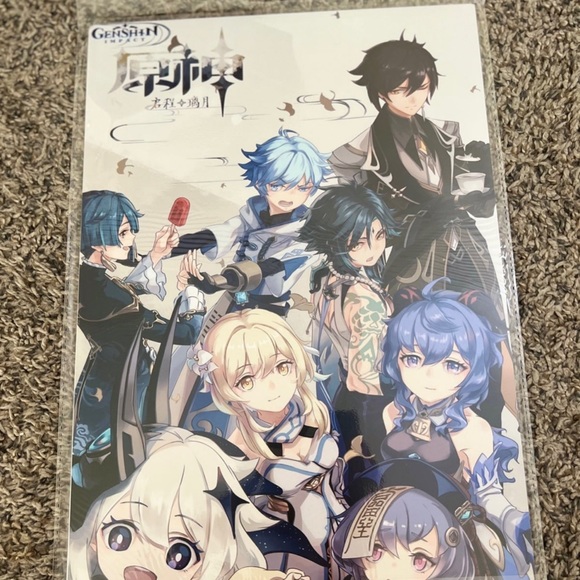 Genshin Impact Poster Set Japanese Game Anime - Picture 1 of 6